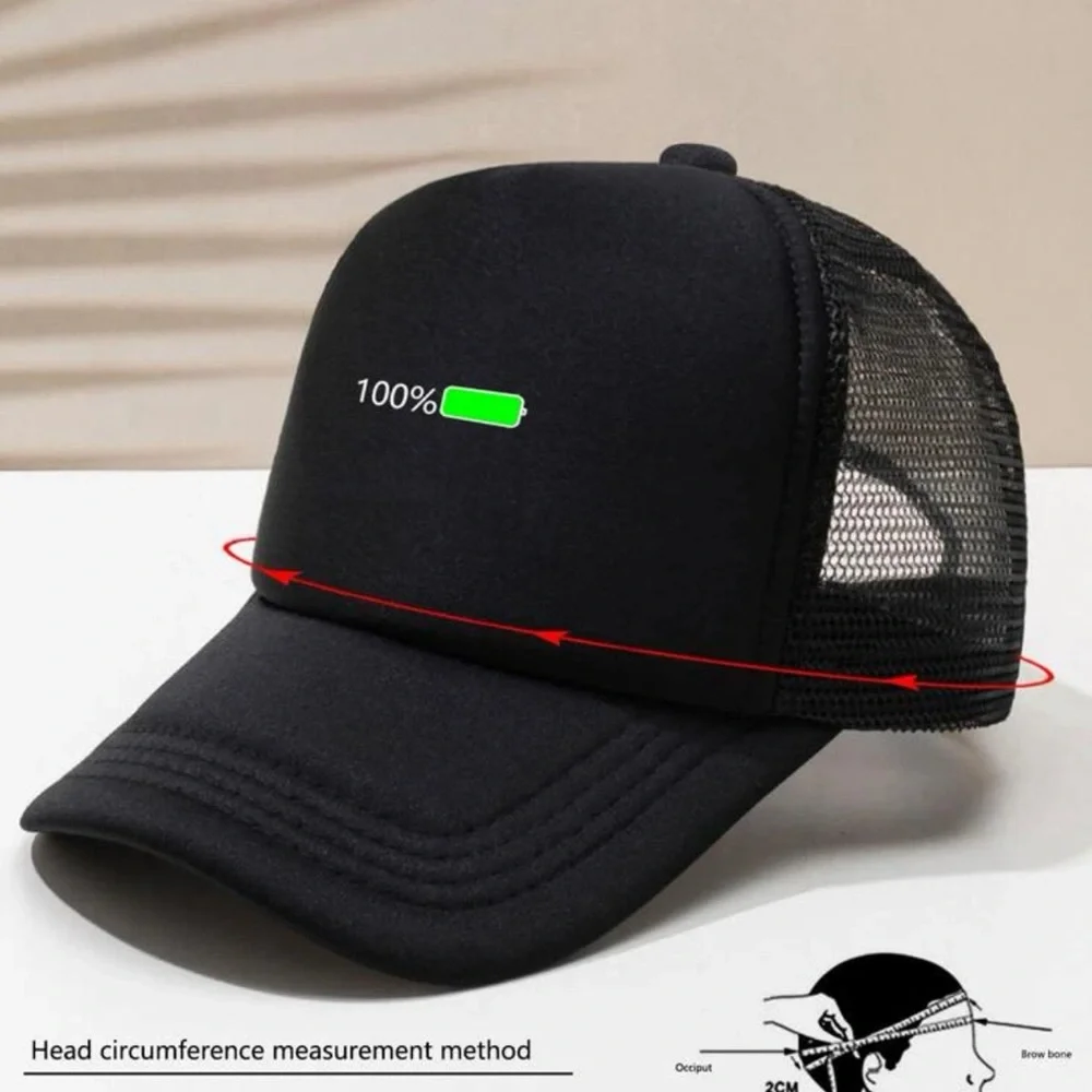 Men Letter Graphic Trucker Hat - Picture 4 of 4